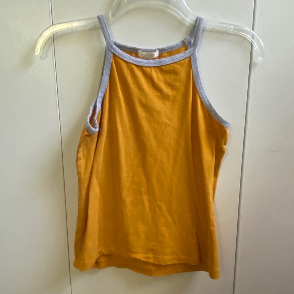 Golden yellow Tank Top
